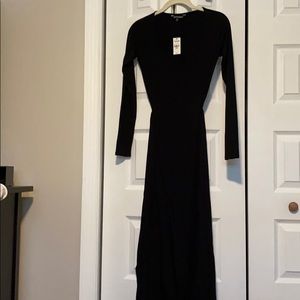 Open back maxi dress